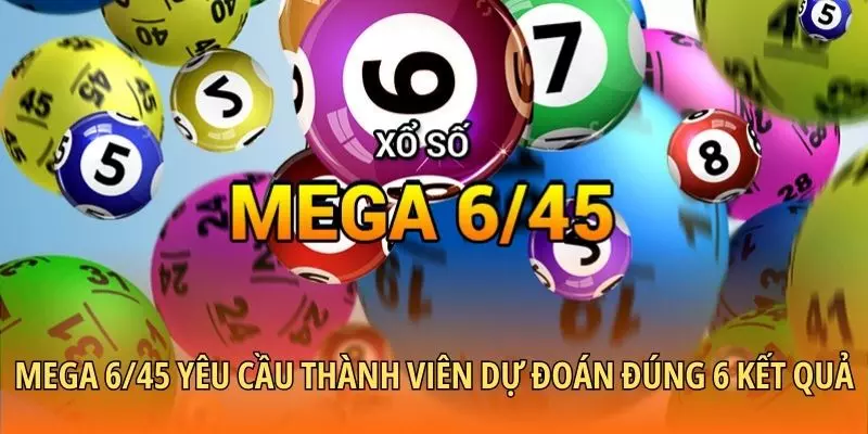 Mega 6/45 yêu cầu thành viên dự đoán đúng 6 kết quả